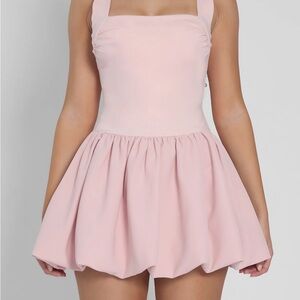 LEAU PINK MINI DRESS